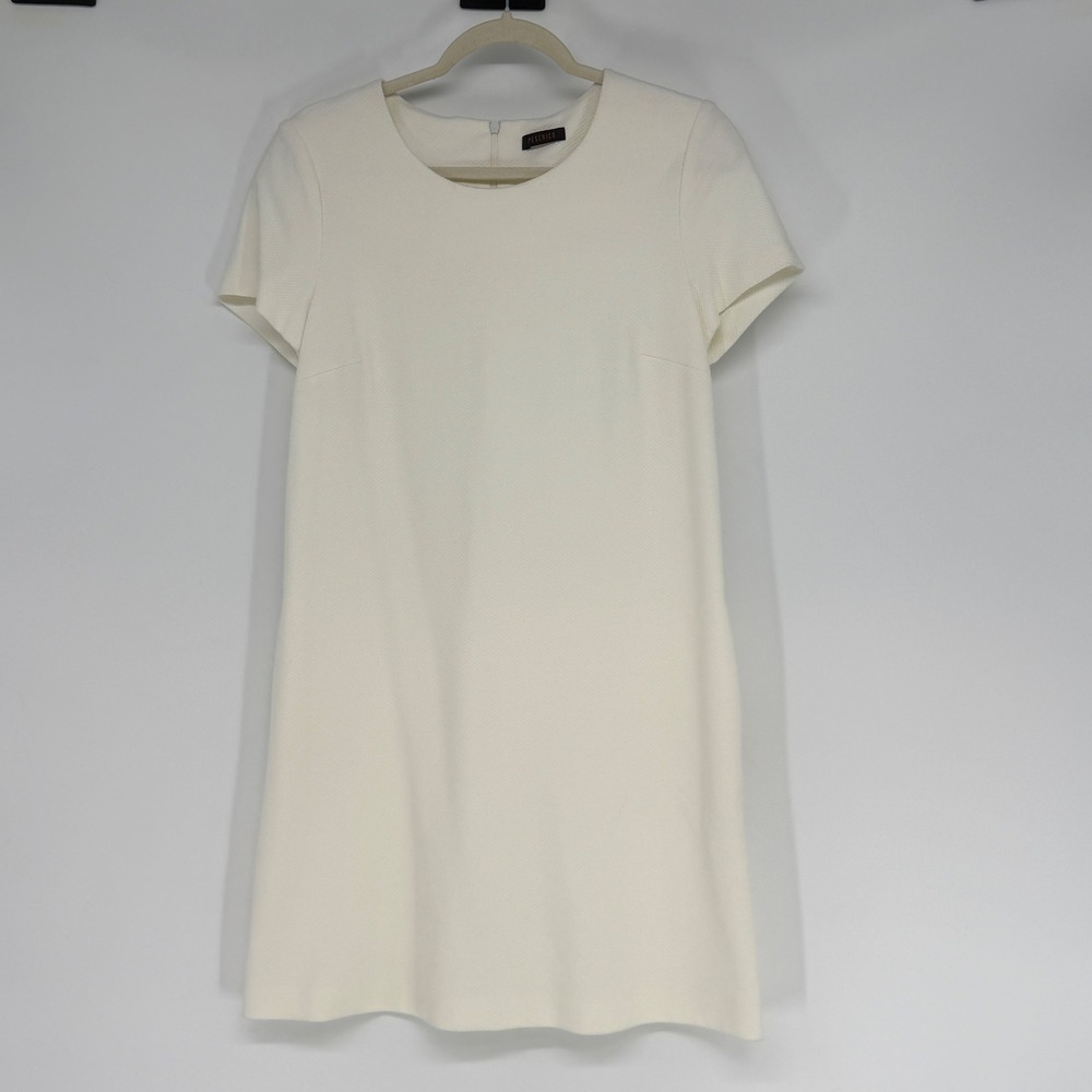 Peserico Ivory Textured Sheath Dress‎ IT 42 US 6 Made in Italy